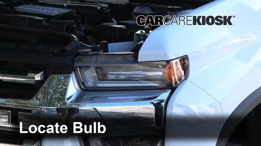 2020 Chevrolet Silverado 2500 HD LT 6.6L V8 Turbo Diesel Crew Cab Pickup Lights Turn Signal - Front (replace bulb)